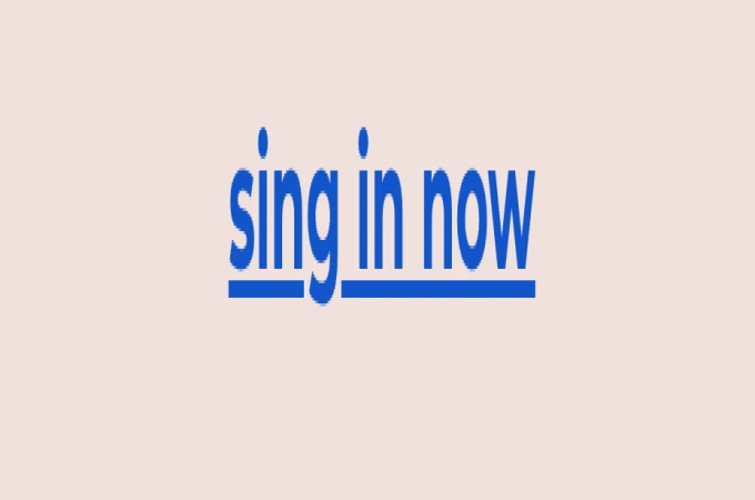 Sing up