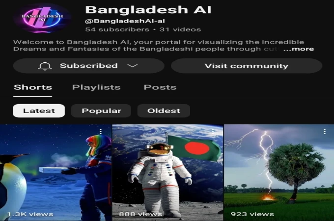 এক মিনিটের কাজ! (YouTube Short Like, Share, Comment & Subscribe)