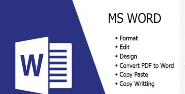 I will do Microsoft word document formatting, creating and editing