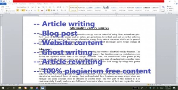 I will write content for your website