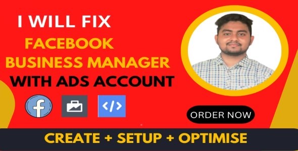 I will build facebook business manager with ads account