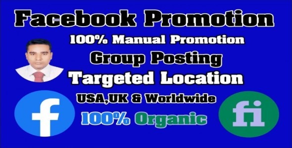 I will do Facebook Promotion Service