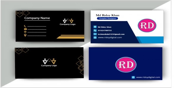 I will business card or visiting card design