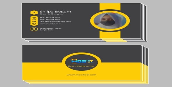 I will create professional business card for you
