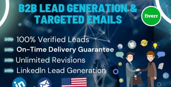 I will deal with generating b2b leads, generating leads on linkedin