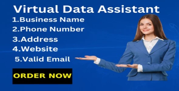 I will be your virtual assistant for data entry excel,  copy paste, email list