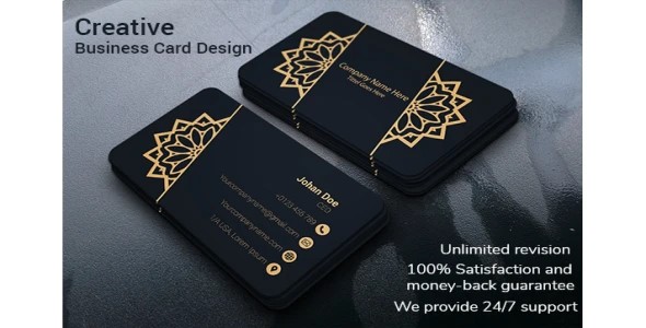 I will do creative business card design within unlimited revisions