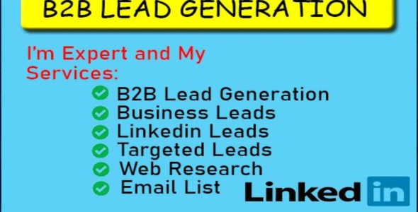 I will collect B2B leads for your startup