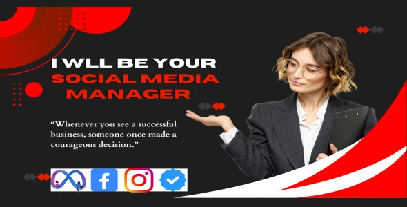 I will be your social media manager and marketing specialist