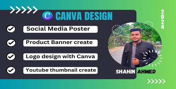 I will professionally eye-catching social media posts design with Canva