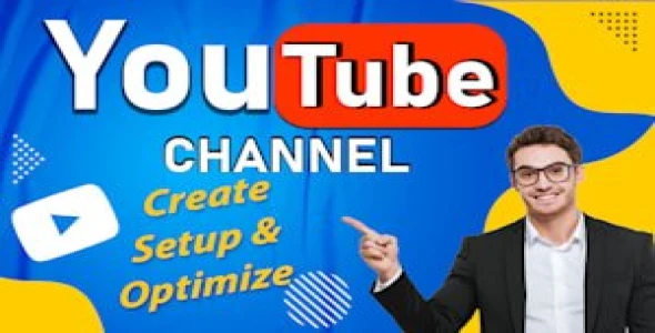 I will create and setup youtube channel with logo, banner, intro, outro