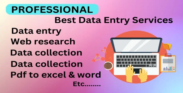 I will do dataentry, convert PDF, copy paste, typing work