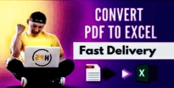 I will convert PDF to excel or word in a very short time