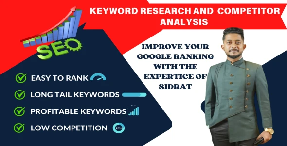 I will do best SEO keyword research and competitor analysis to make you fly higher