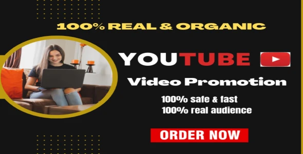 I will do organic youtube video promotion