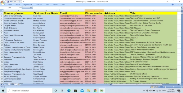 Data Entry, Data Scraping, PDF to Word/excel, Logo Design