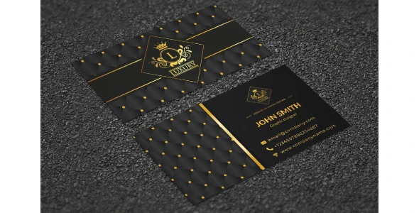 Minimal business card design