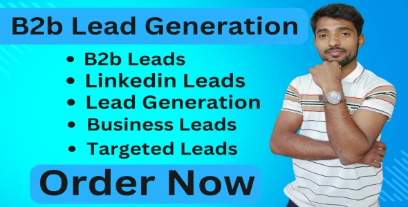 I will do b2b lead generation or linkedin sales and email list