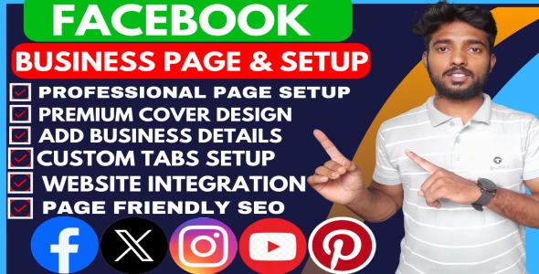 I will create, setup and manage your facebook business page