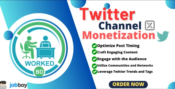 I will successfully monetize your Twitter channel according to Twitter rules