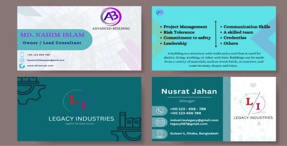 I will create Business card and others graphic design