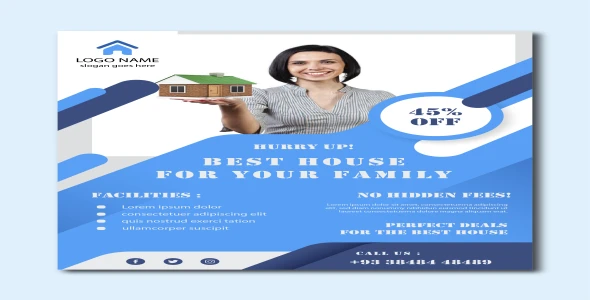 real estate Flyer Design.