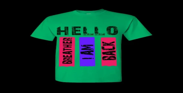 i will design a bold and colorful T-shirt with custom text and modern style