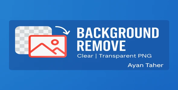 I will remove image background and make it transparent or white