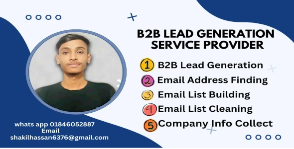 I will do B2B Lead Generation | Targeted Email List Building
