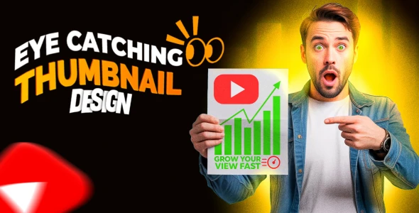 I Will Design Any Type of Professional YouTube Thumbnail