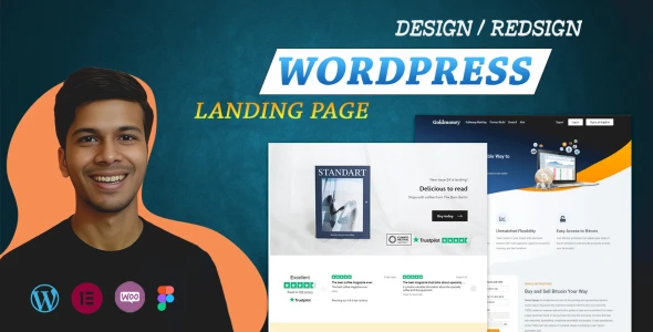 WordPress Landing page design or redesign