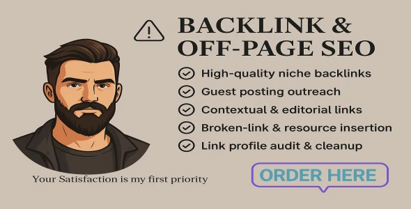 I will build high-quality backlinks for your website SEO ranking