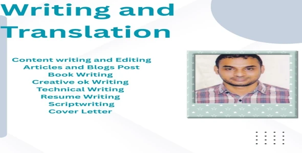 I will do the writing and translation.