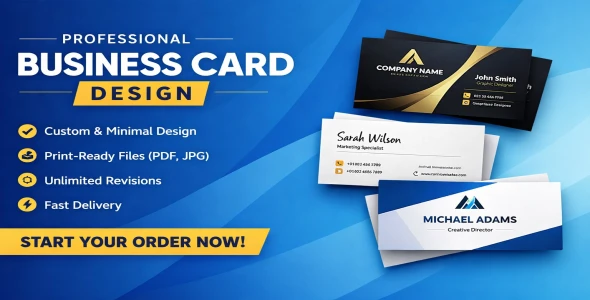 I  will do Businesscard for your brand