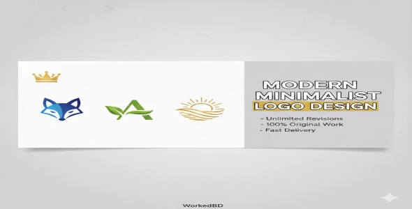 I will design a unique and professional minimalist logo for your brand