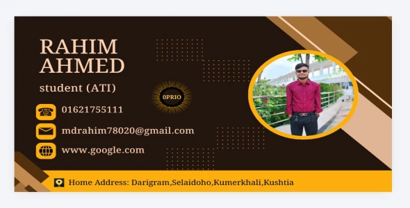 professional business card and visiting card design