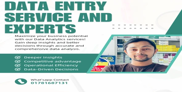 Data entry service very honestly and very firstly done the work submit. I can do the work data entry.