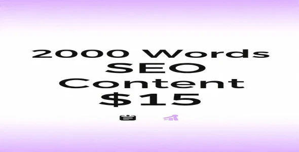 I will write 2000 words long form SEO article and blog content