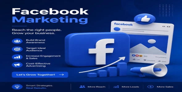 I will do professional facebook marketing for your businesss