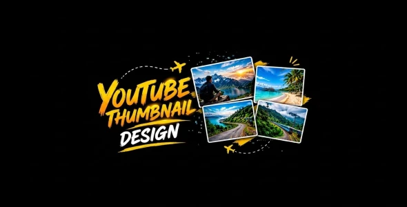 I will design professional and eye-catching YouTube thumbnails