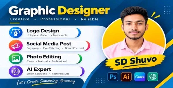 • Solutions • Visual Artist & AI Expert | Logo, Social Media & Photo Editing
