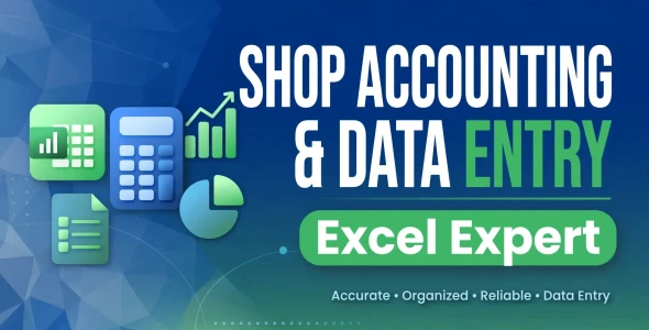I will do shop accounting, daily hisab and data entry in excel